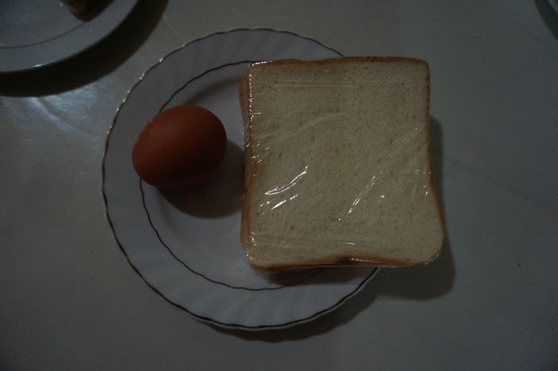 Dissapointing breakfast at Catimor Homestay
